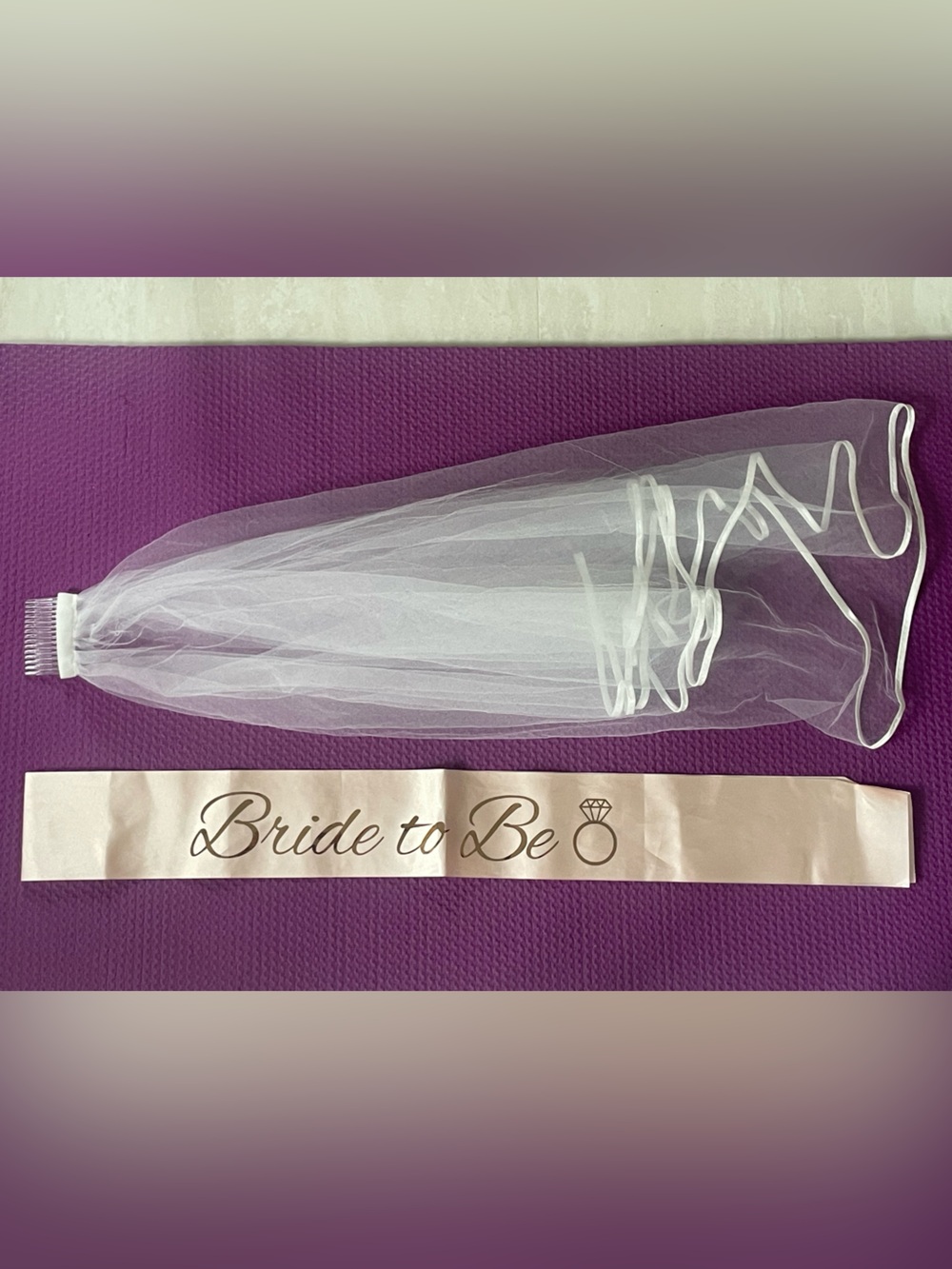 Bridal Veil and Sash